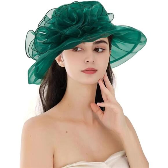 Women\'s Kentucky Hat Wide Brim Green2 main image 7